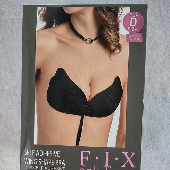 FIX Solutions Self Adhesive Strapless Wing Bra Size "D" (NWT Unopened) - Picture 1 of 8